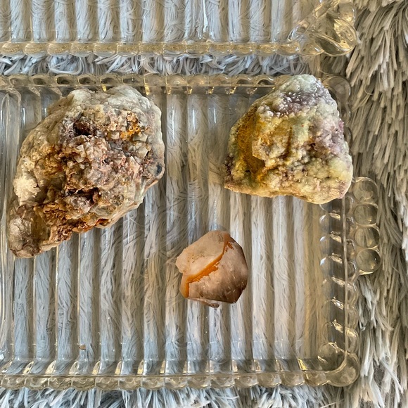 Vintage 1950s Set of Lead Crystal Serving Trays & Platters (2) - Picture 10 of 12